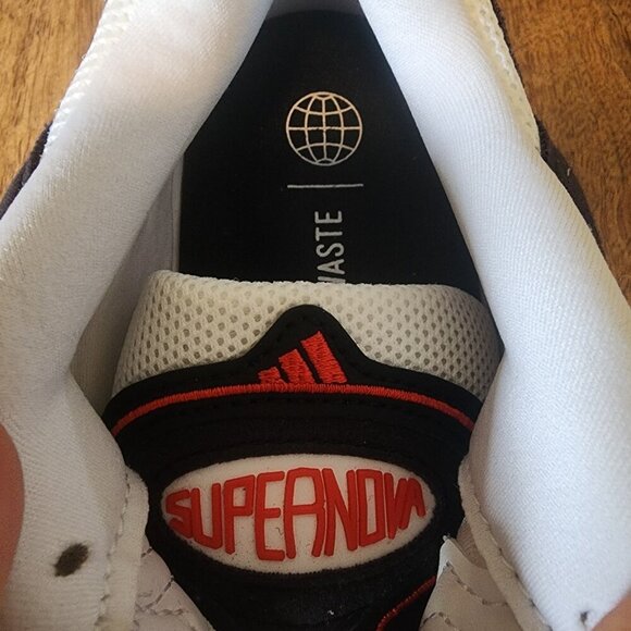 Adidas UltraBoost Supernova DNA White Vivid Red GY5374 Sneakers Mens 9 - Picture 13 of 16